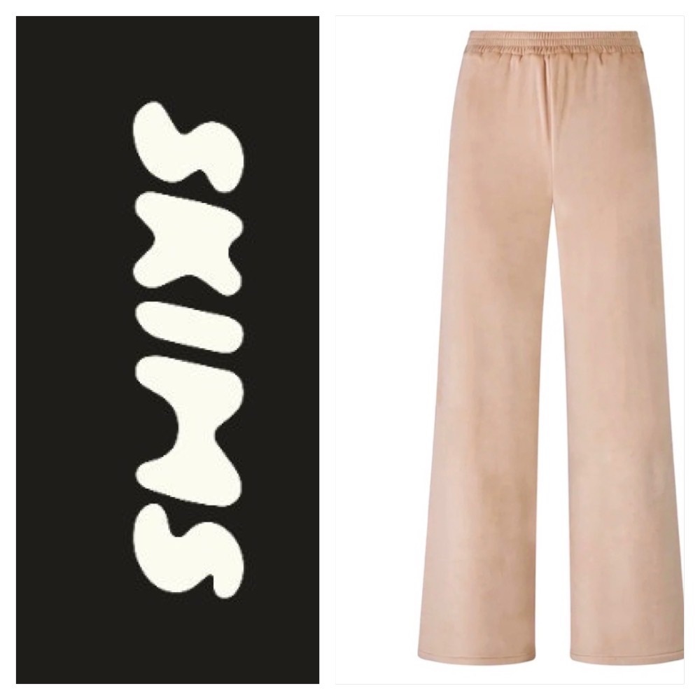 VELOUR WIDE LEG PANT (honey)